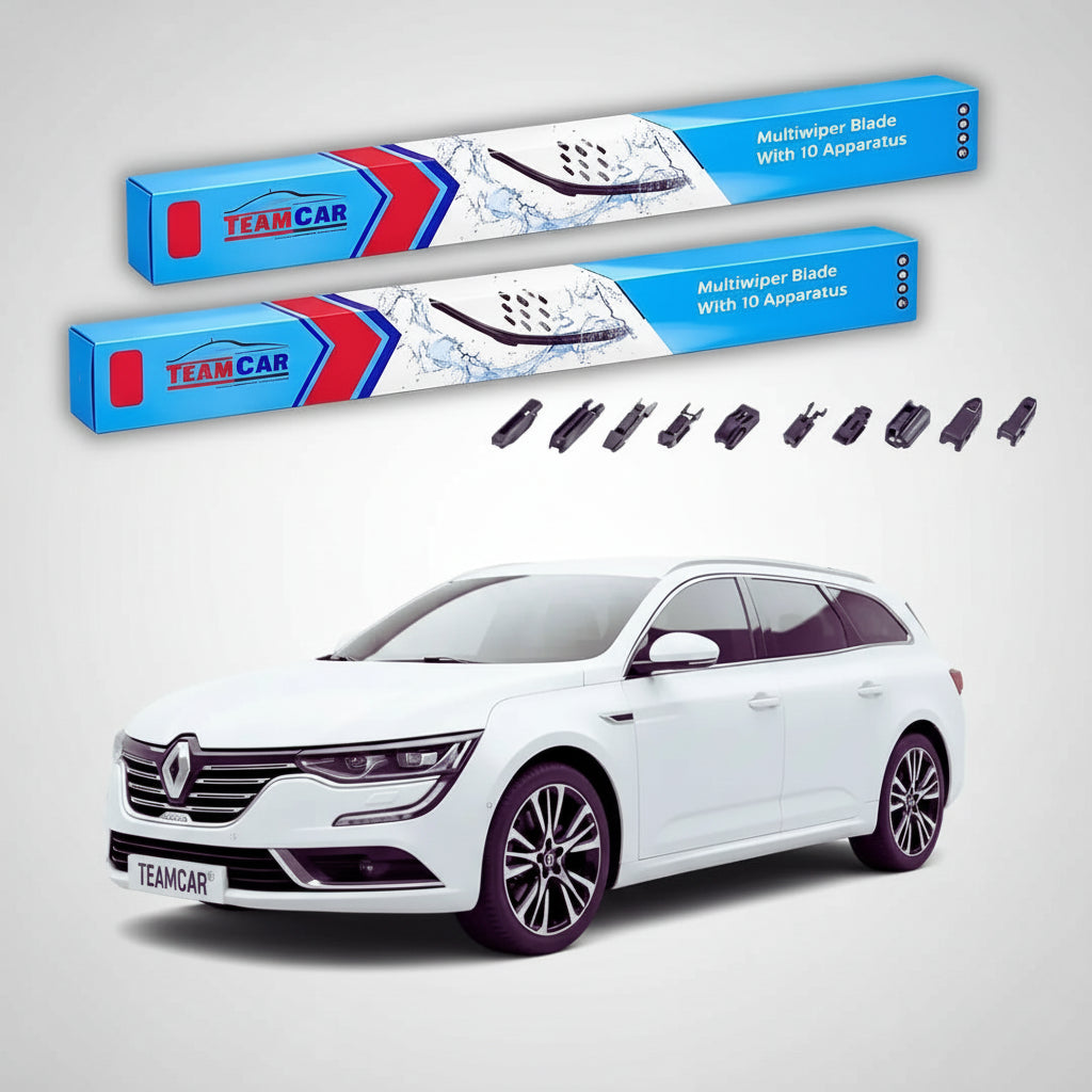 Ștergătoare Renault Talisman Grandtour Break 2016-prezent | Set Față Flat Premium – TeamCar®