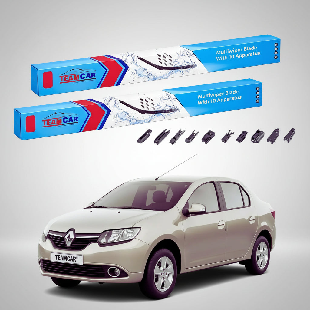 Ștergătoare Renault Thalia II Sedan 2008-2014 | Set Față Flat Premium – TeamCar®
