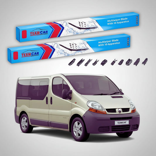 Ștergătoare Renault Trafic II Van 2001-2014 | Set Față Flat Premium – TeamCar®