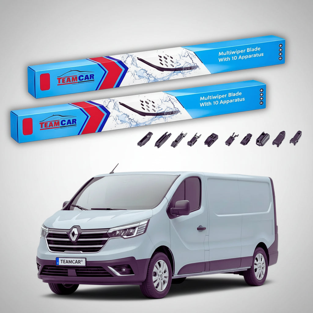 Ștergătoare Renault Trafic III Van 2014-prezent | Set Față Flat Premium – TeamCar®
