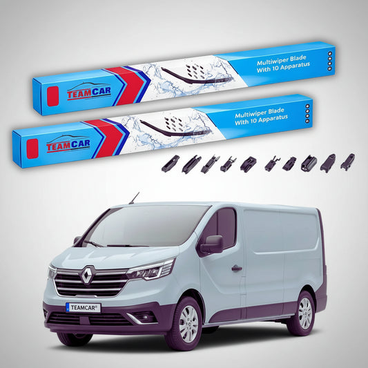 Ștergătoare Renault Trafic III Van 2014-prezent | Set Față Flat Premium – TeamCar®