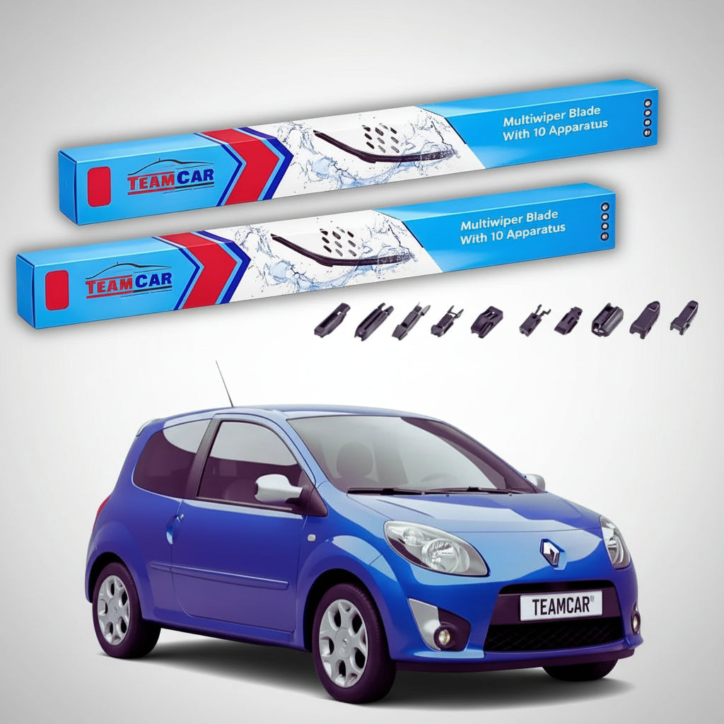 Ștergătoare Renault Twingo II Hatchback 2007-2015 | Set Față Flat Premium – TeamCar®