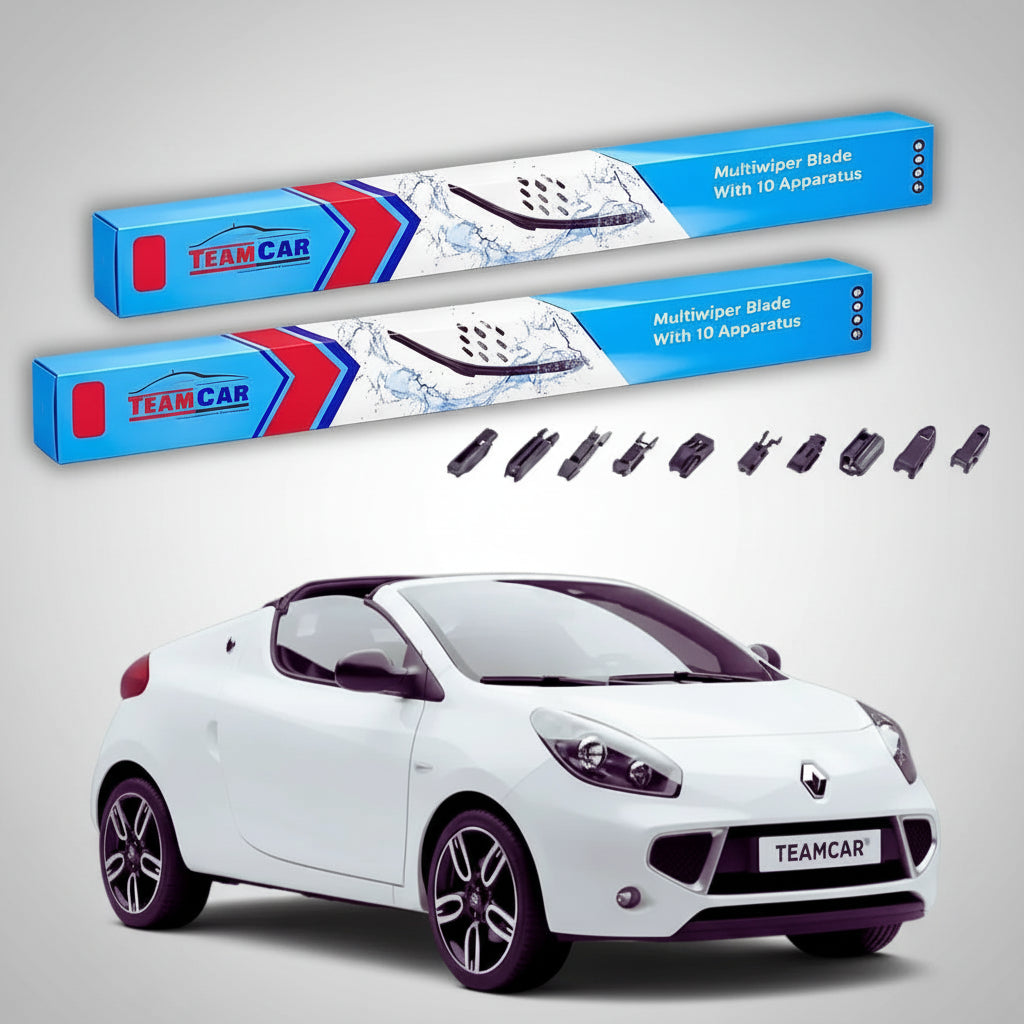 Ștergătoare Renault Wind E4M Cabriolet 2010-2014 | Set Față Flat Premium – TeamCar®