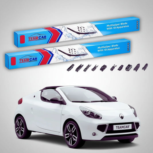 Ștergătoare Renault Wind E4M Cabriolet 2010-2014 | Set Față Flat Premium – TeamCar®