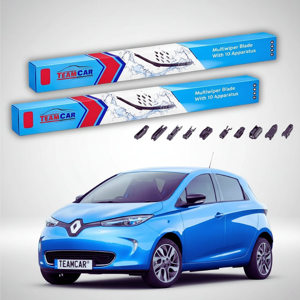 Ștergătoare Renault Zoe Hatchback 2013-prezent | Set Față Flat Premium – TeamCar®