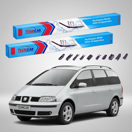 Ștergătoare Seat Alhambra 7V9 2001-2010 | Set Față Flat – TeamCar®