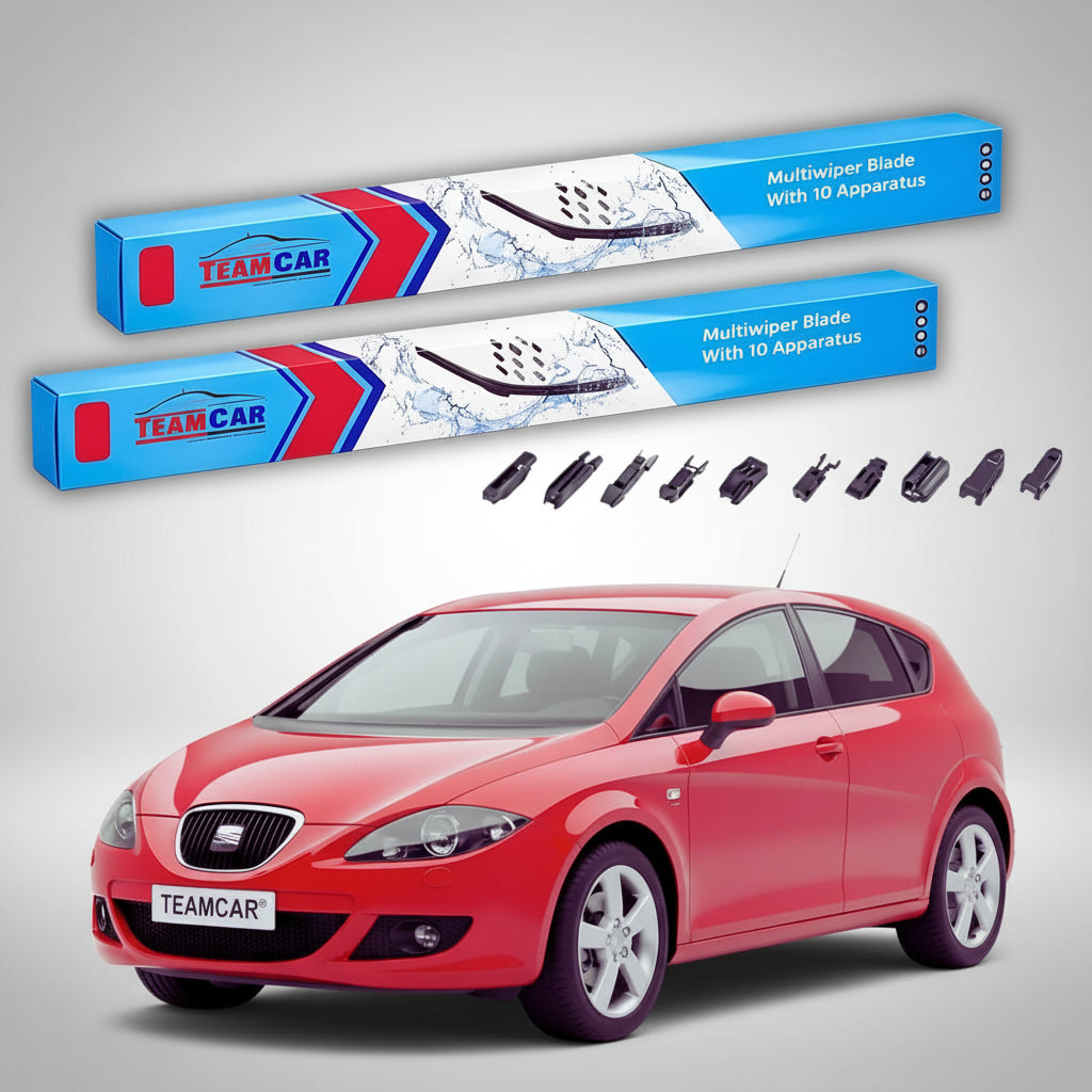 Ablaktörlők Seat Leon 1P1 2005-2009 | Első ablaktörlő készlet, lapos kivitel – TeamCar®