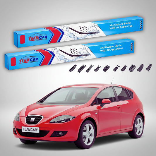 Ștergătoare Seat Leon 1P1 2005-2009 | Set Față Flat – TeamCar®