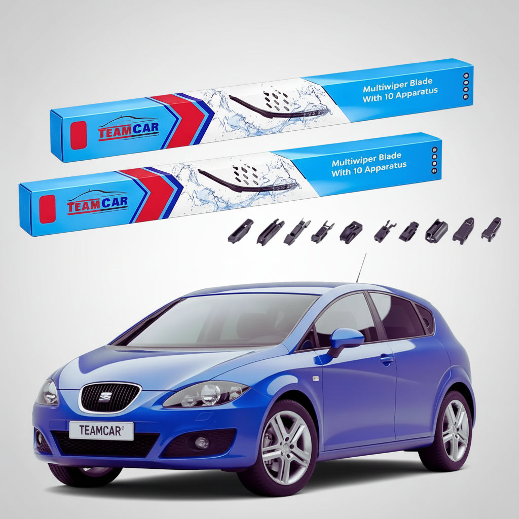 Ablaktörlők Seat Leon 1P1 2009-2012 | Lapos Első Ablaktörlő Készlet – TeamCar®