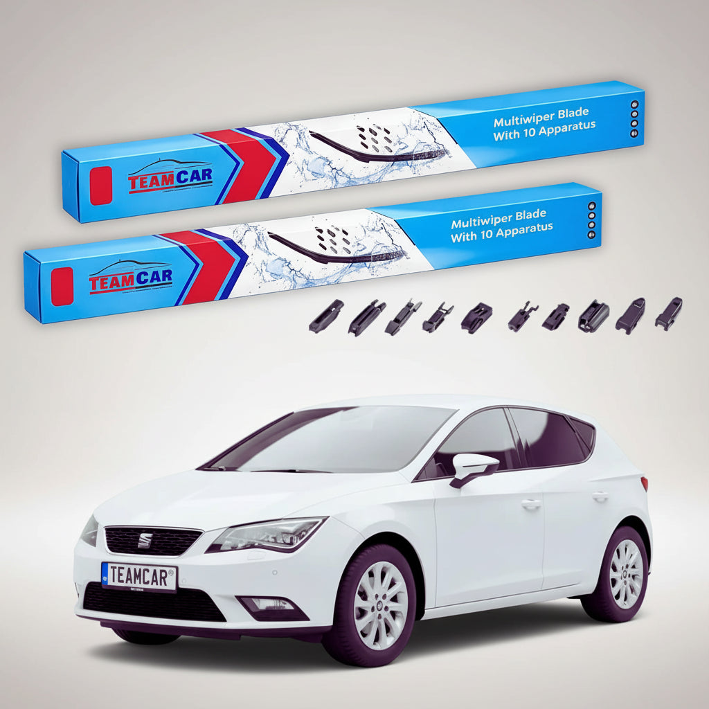 Ștergătoare Seat Leon 5F1 2013-prezent | Set Față Flat – TeamCar®