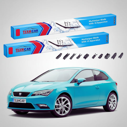 Ștergătoare Seat Leon SC 5F5 2013-prezent | Set Față Flat – TeamCar®
