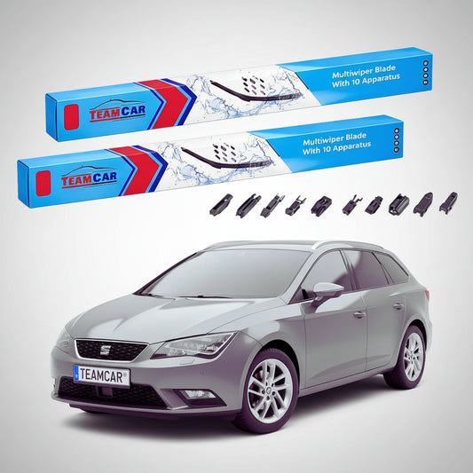 Ștergătoare Seat Leon ST 5F8 2013-prezent | Set Față Flat – TeamCar®