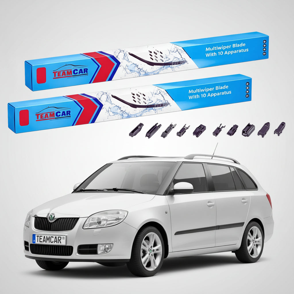 Ablaktörlő Skoda Fabia II Combi 5J5 2007-2013 | Lapos elülső univerzális készlet – TeamCar®