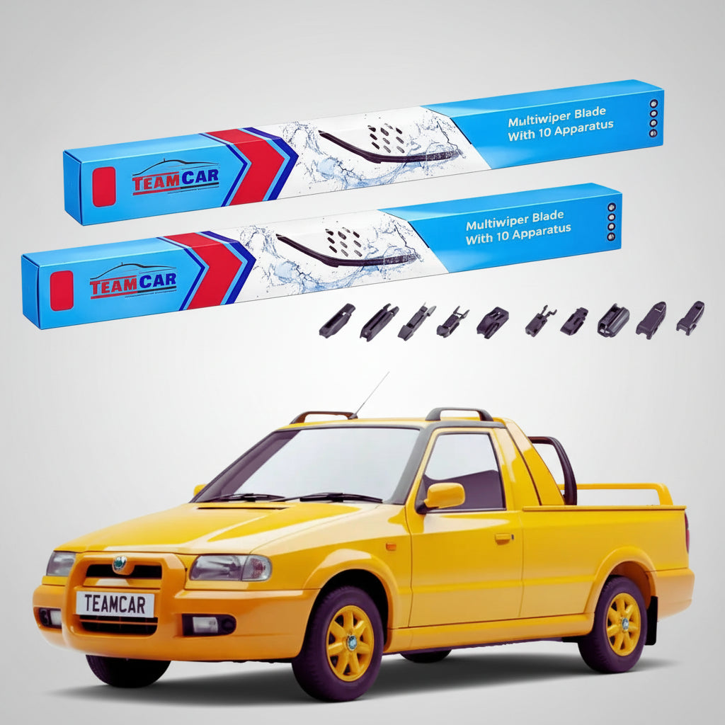 Ablaktörlők Skoda Felicia I Fun 797 1997-2002 | Univerzális ablaktörlő készlet, sík ablakos – TeamCar®