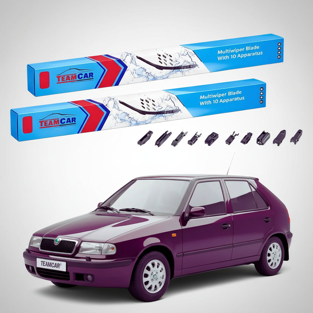Ablaktörlők Skoda Felicia II 6U1 1998-2001 | Univerzális Első Lapos Ablaktörlő Készlet – TeamCar®