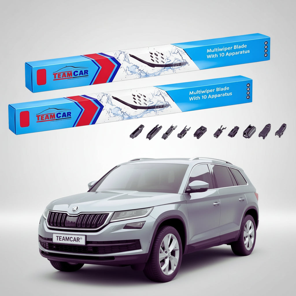 Skoda Kodiaq I NS6/NS7 ablaktörlők 2016-tól napjainkig | Univerzális első ablaktörlő készlet, sík kivitel – TeamCar®