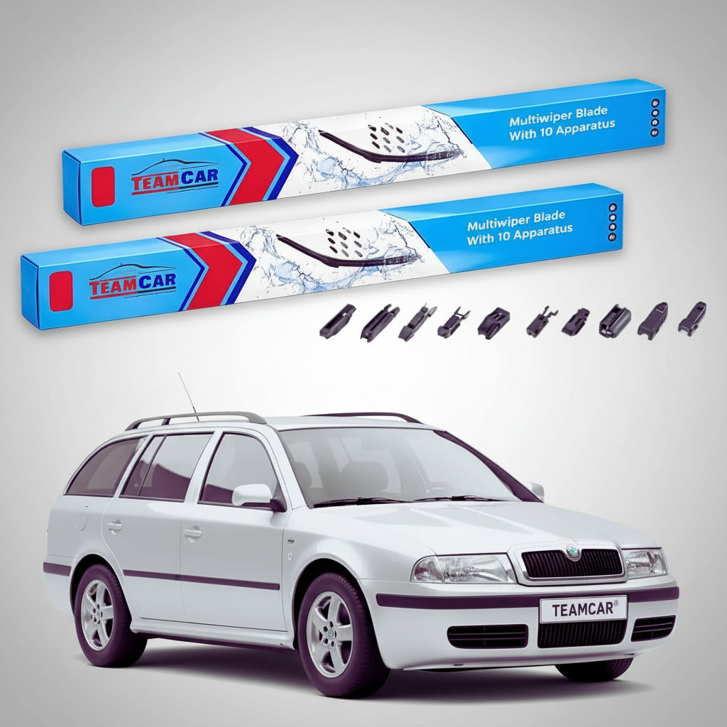 Ablaktörlők Skoda Octavia I Combi 1U5 1998-2010 | Univerzális Első Ablaktörlő Készlet Laposra húzható – TeamCar®