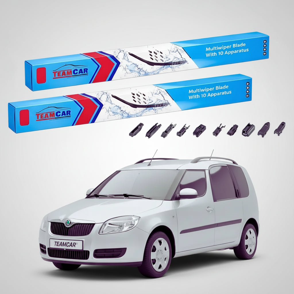 Ablaktörlő Skoda Roomster Praktik 5J7 2007-2013 | Lapos elülső készlet – TeamCar®