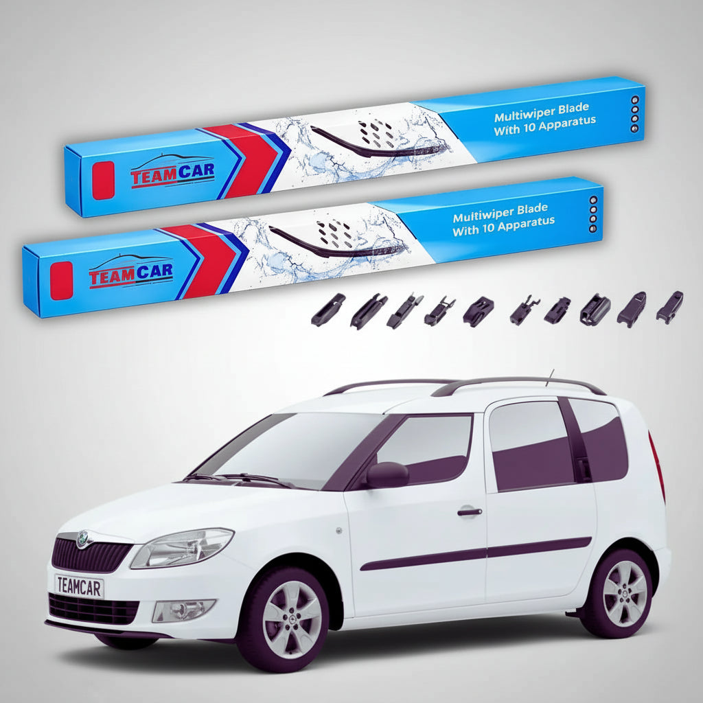 Ablaktörlő Skoda Roomster Praktik 5J7 2013-2015 | Lapos elülső készlet – TeamCar®
