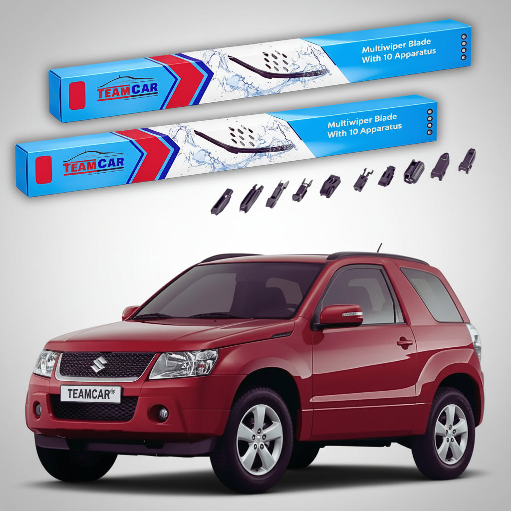 Ștergătoare Suzuki Grand Vitara II JT 3 Uși 2008-2012 | Set Față Flat Premium – TeamCar®
