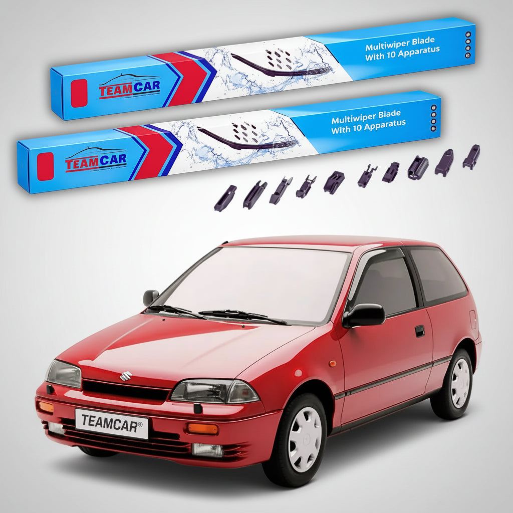 Ablaktörlők Suzuki Swift MA 3 ajtós 1996-2003 | Prémium első ablaktörlő készlet, sík kivitel – TeamCar®
