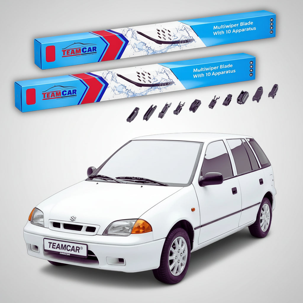 Ablaktörlők Suzuki Swift MA 5 ajtós 1996-2003 | Prémium első ablaktörlő készlet, sík kivitel – TeamCar®