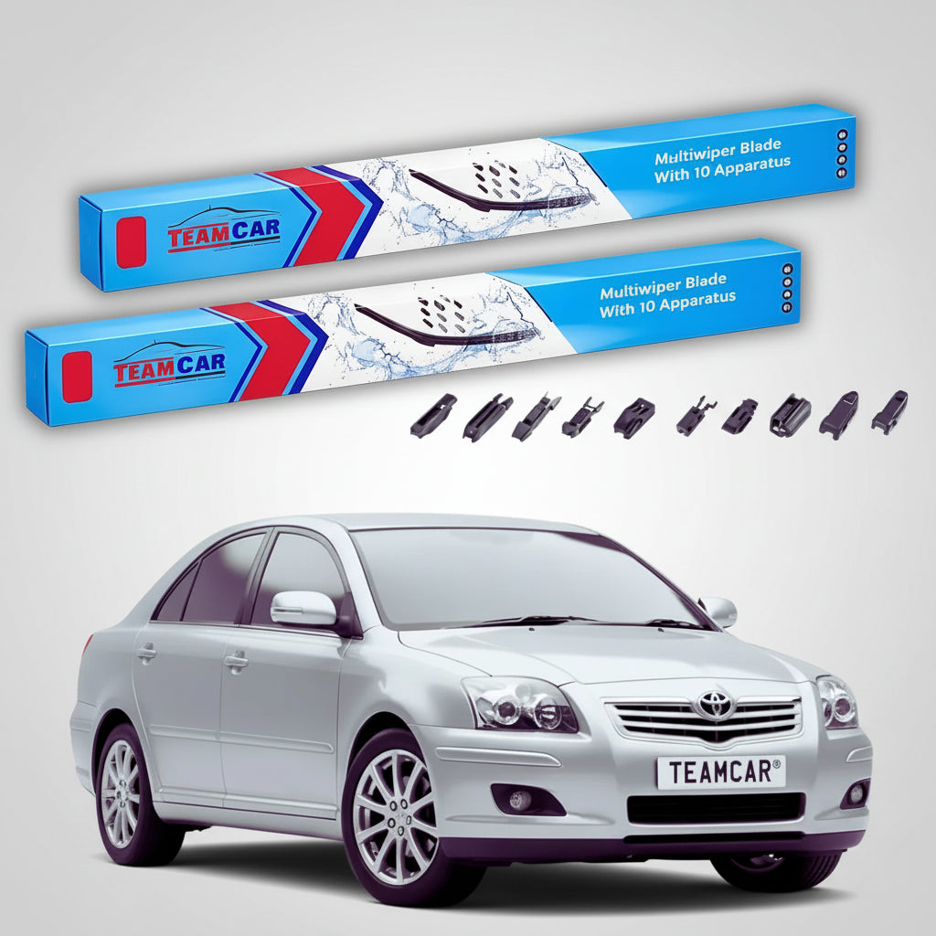 Ștergătoare Toyota Avensis T25 Liftback 2003-2008 | Set Față Flat Premium – TeamCar®