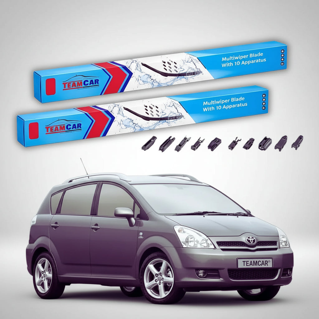 Ștergătoare Toyota Avensis Verso M2 MPV 2001-2009 | Set Față Flat Premium – TeamCar®