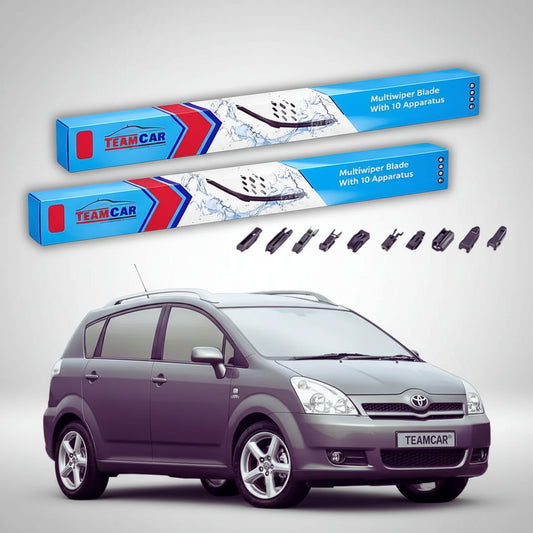 Ștergătoare Toyota Avensis Verso M2 MPV 2001-2009 | Set Față Flat Premium – TeamCar®