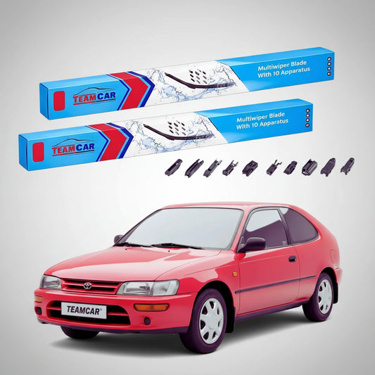 Ștergătoare Toyota Corolla E10 Hatchback 1992-1997 | Set Față Flat Premium – TeamCar®
