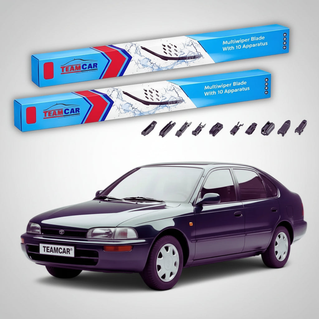 Ștergătoare Toyota Corolla E10 Liftback 1992-1997 | Set Față Flat Premium – TeamCar®