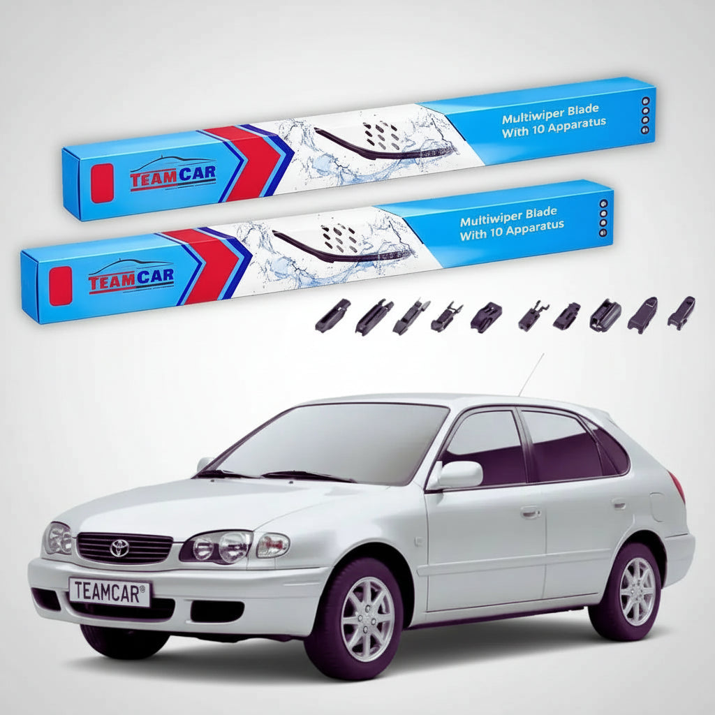 Ștergătoare Toyota Corolla E11 Liftback 1997-2001 | Set Față Flat Premium – TeamCar®