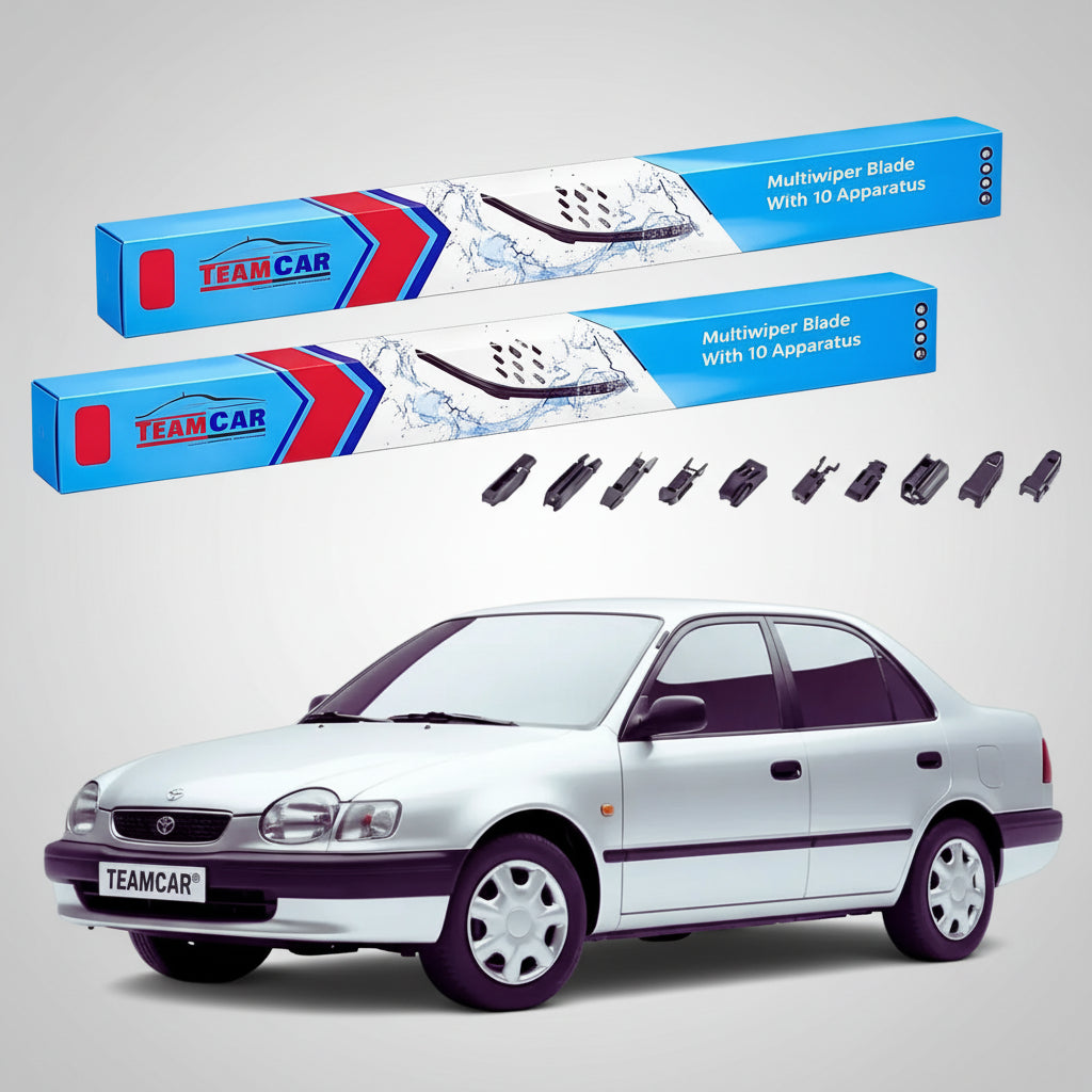 Ștergătoare Toyota Corolla E11 Sedan 1997-2001 | Set Față Flat Premium – TeamCar®