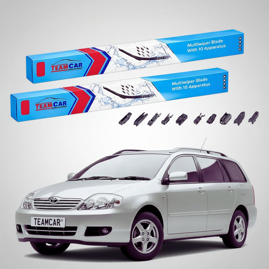 Ștergătoare Toyota Corolla E12 Estate 2001-2008 | Set Față Flat Premium – TeamCar®