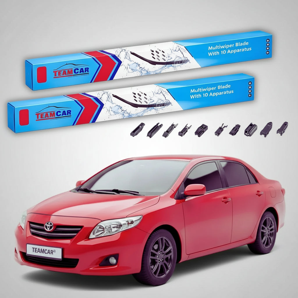 Ștergătoare Toyota Corolla E15 Sedan 2006-2016 | Set Față Flat Premium – TeamCar®