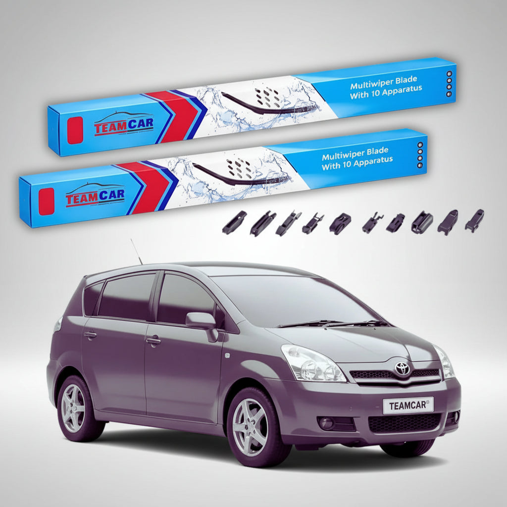 Ștergătoare Toyota Corolla Verso AR10 2004-2009 | Set Față Flat Premium – TeamCar®