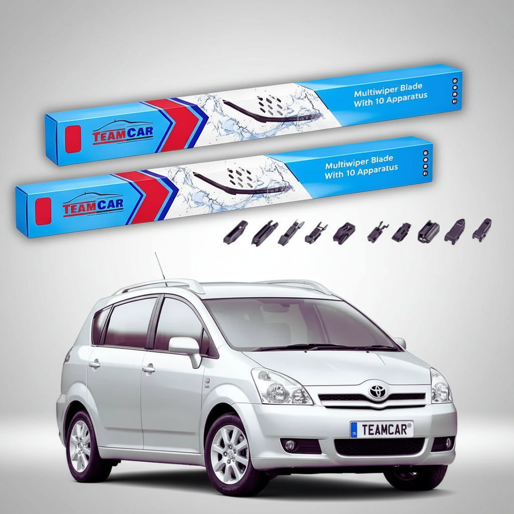 Ștergătoare Toyota Corolla Verso R10 MPV 2004-2009 | Set Față Flat Premium – TeamCar®
