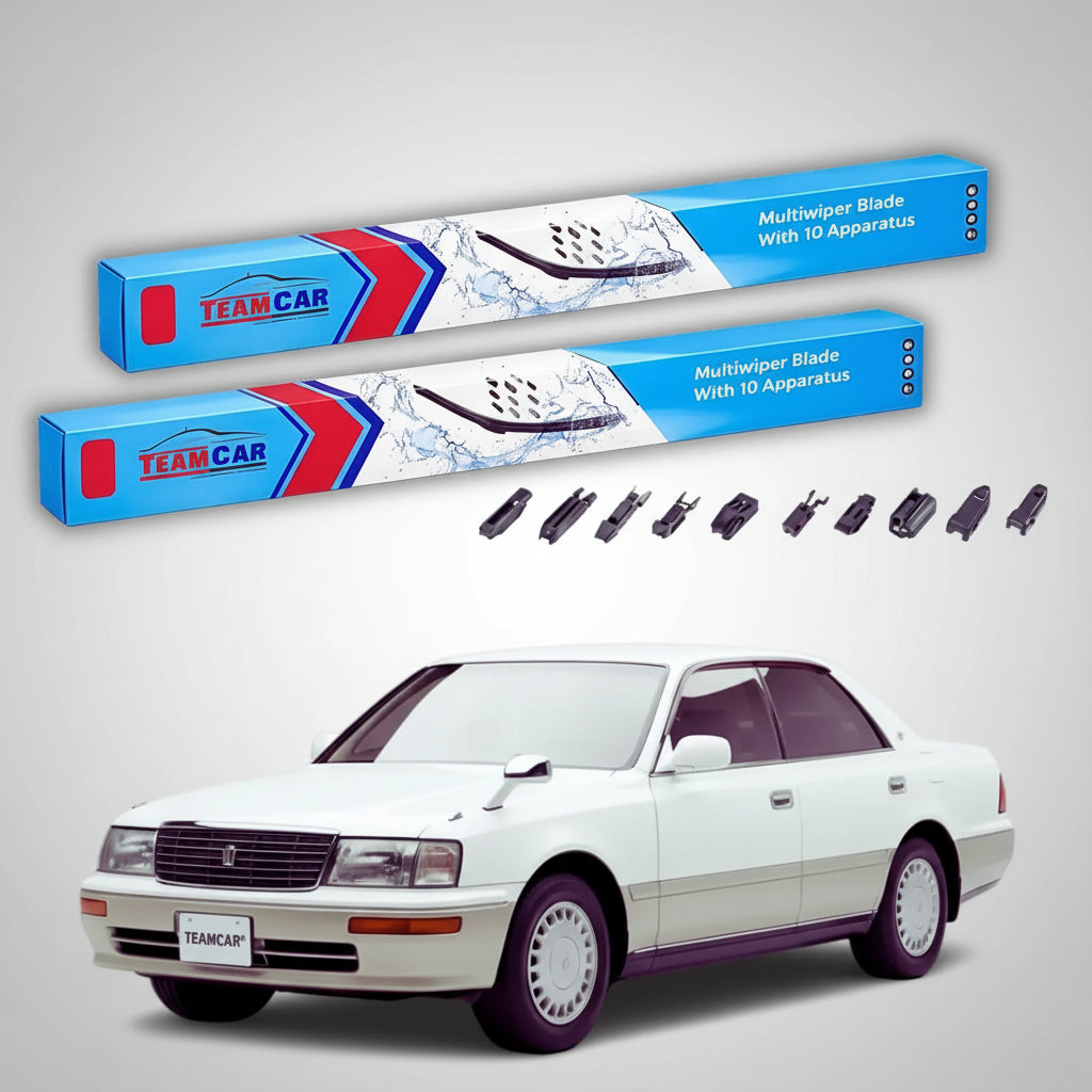 Ștergătoare Toyota Crown S130/S140/S150 Sedan 1990-2001 | Set Față Flat Premium – TeamCar®