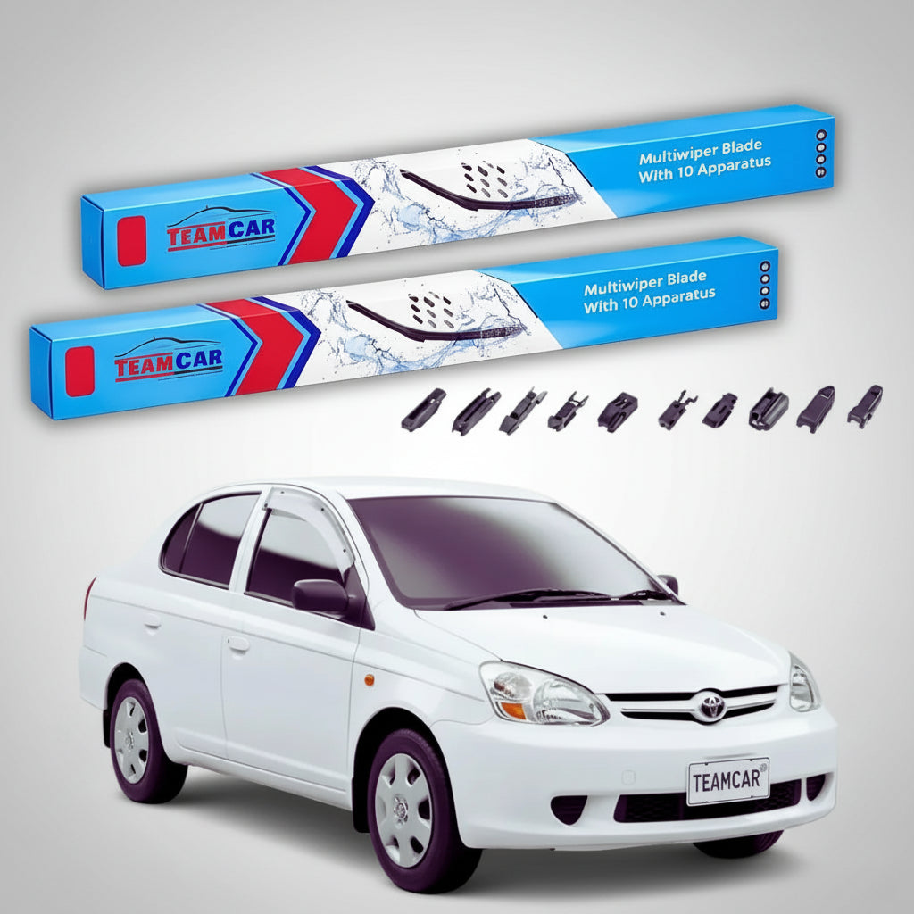 Ștergătoare Toyota Echo Sedan 1999-prezent | Set Față Flat Premium – TeamCar®