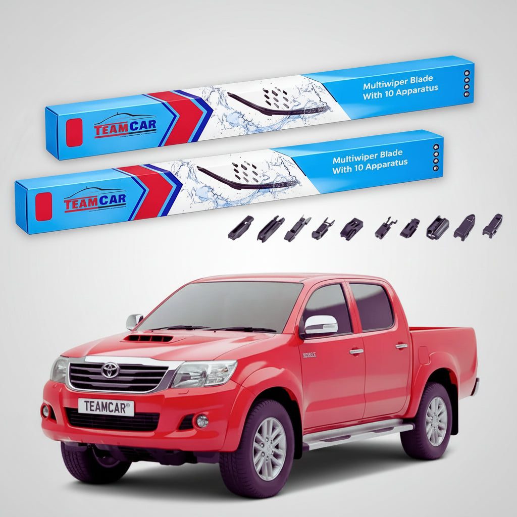 Ștergătoare Toyota Hilux Gen VII Vigo Pick-up 2005-2015 | Set Față Flat Premium – TeamCar®