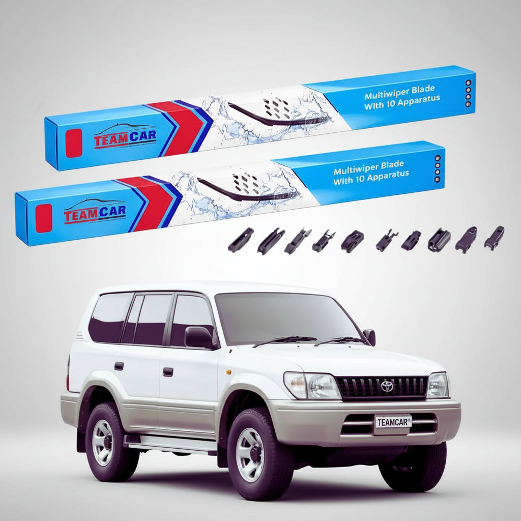 Ștergătoare Toyota Land Cruiser J12 Seria 120 Prado 2002-2010 | Set Față Flat Premium – TeamCar®