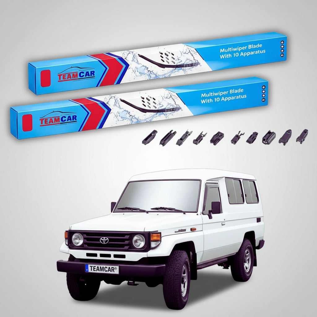 Ștergătoare Toyota Land Cruiser J7 SUV 1984-2001 | Set Față Flat Premium – TeamCar®