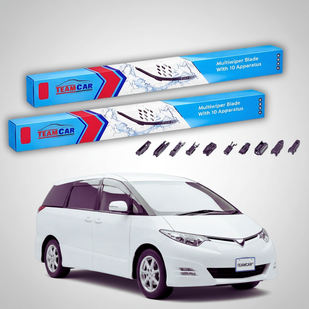 Ștergătoare Toyota Previa XR30 XR40 2000-2006 | Set Față Flat Premium – TeamCar®