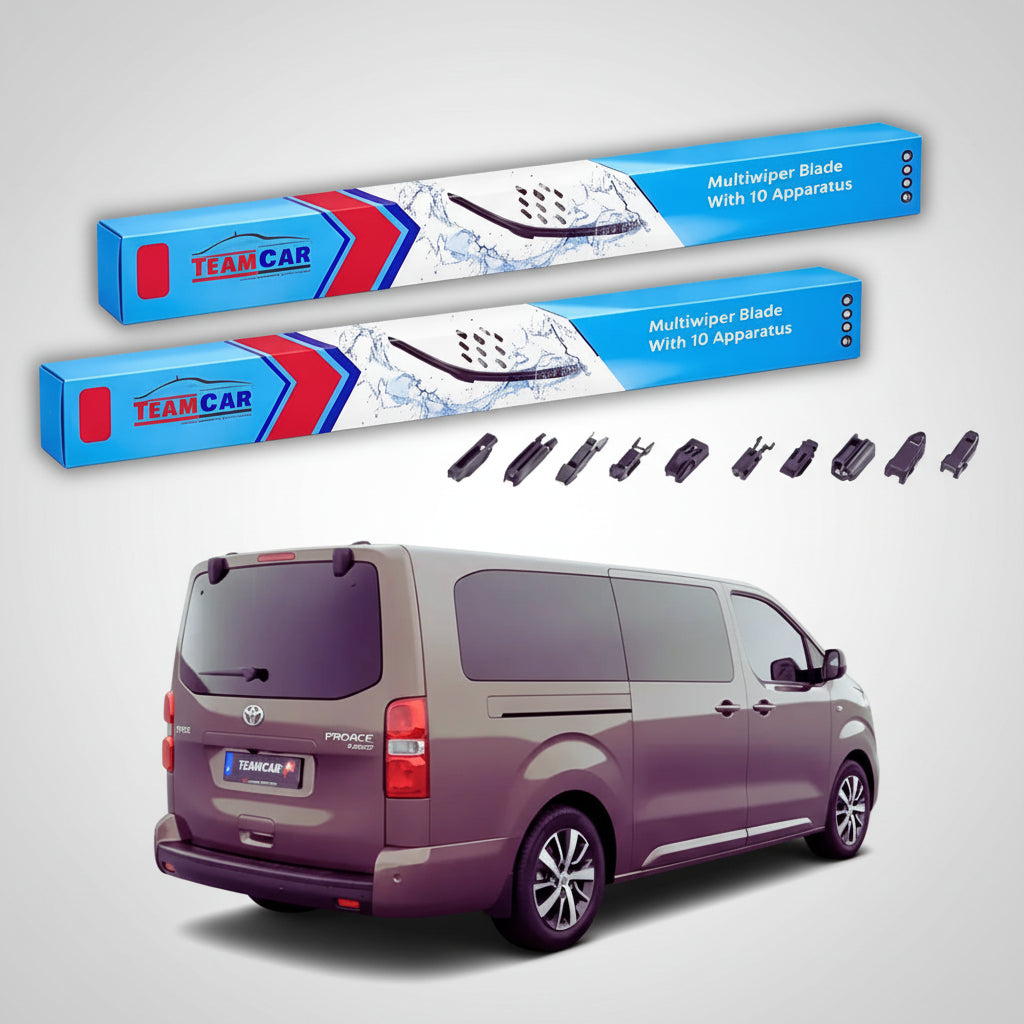Ștergătoare Toyota Proace II Van 1-Door 2016-prezent | Set Față Flat Premium – TeamCar®