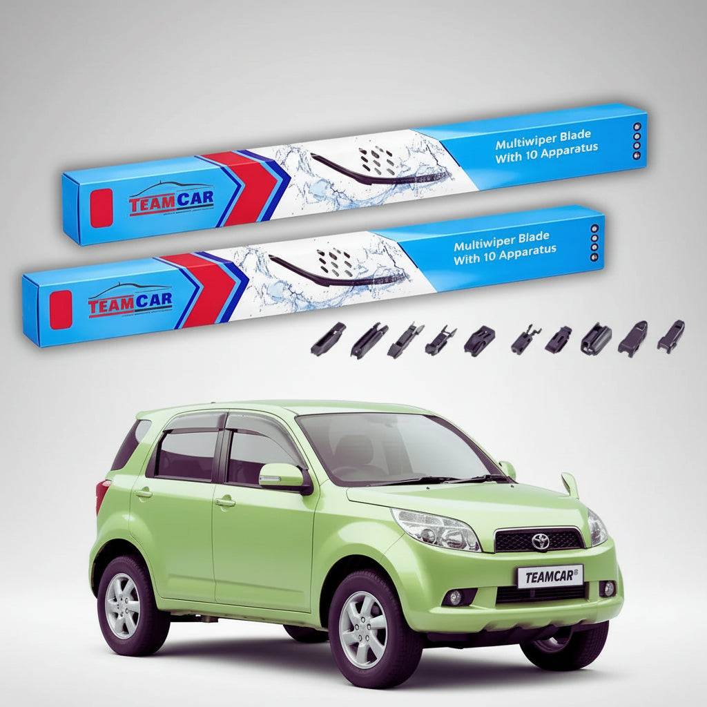 Ștergătoare Toyota Rush J200 2005-prezent | Set Față Flat Premium – TeamCar®