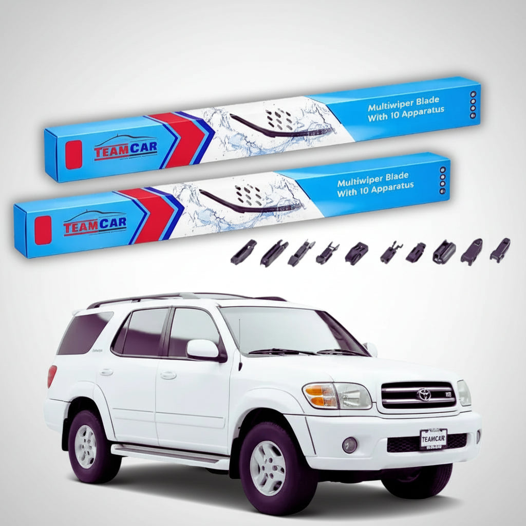 Ștergătoare Toyota Sequoia K3 K4 2000-2007 | Set Față Flat Premium – TeamCar®