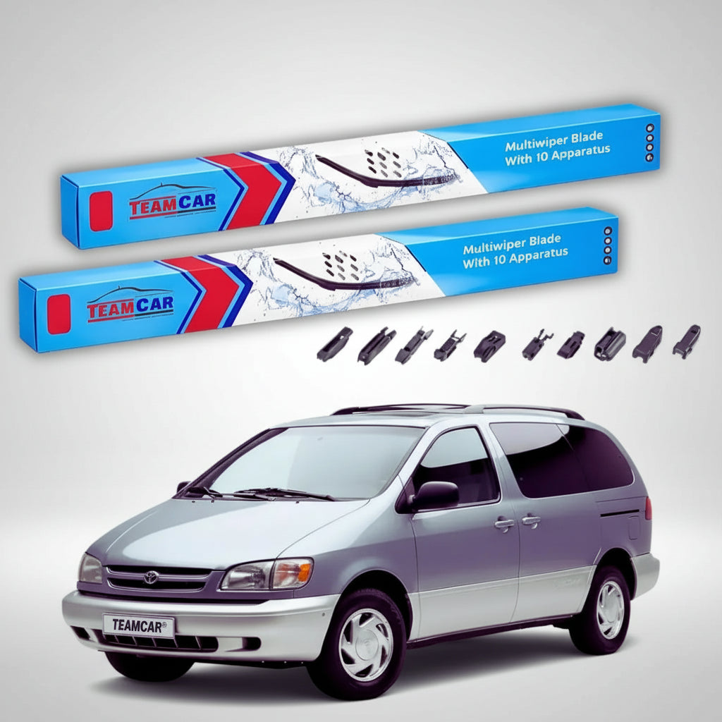 Ștergătoare Toyota Sienna L1 XL10 1997-2003 | Set Față Flat Premium – TeamCar®