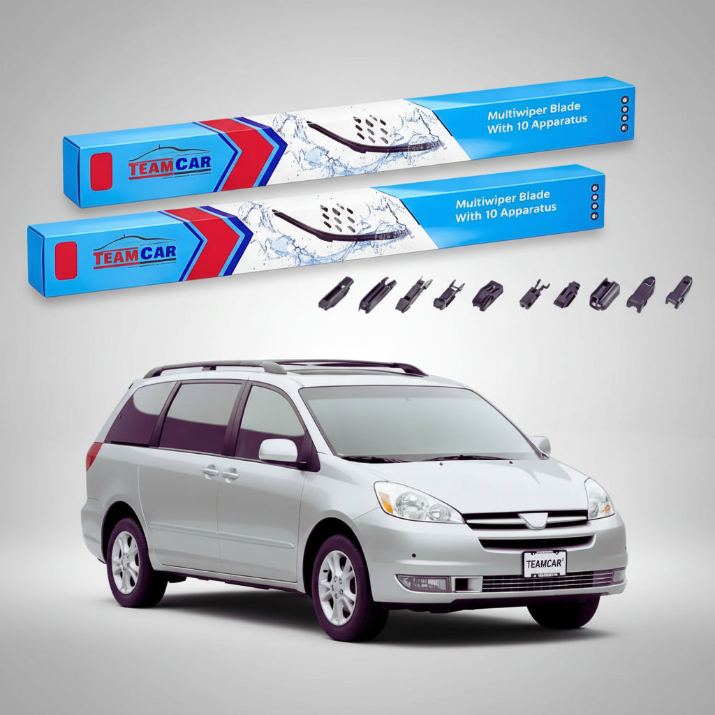 Ștergătoare Toyota Sienna L2 XL20 2006-2010 | Set Față Flat Premium – TeamCar®