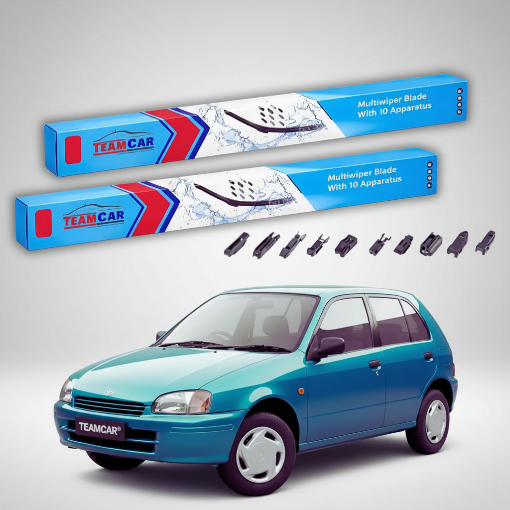 Ștergătoare Toyota Starlet P9 P90 1996-1999 | Set Față Flat Premium – TeamCar®