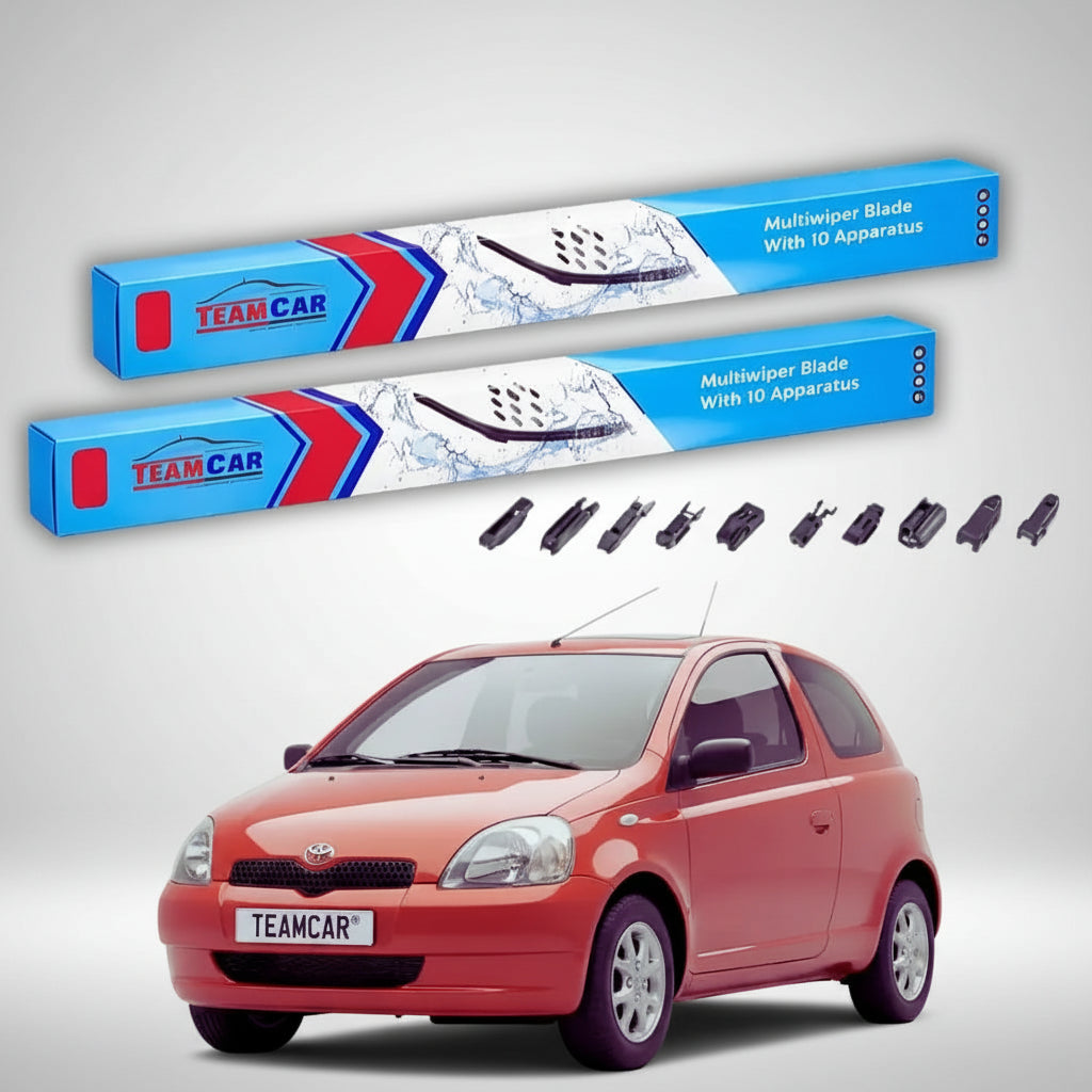 Ștergătoare Toyota Yaris P1 Hatchback Japan 1999-2005 | Set Față Flat Premium – TeamCar®